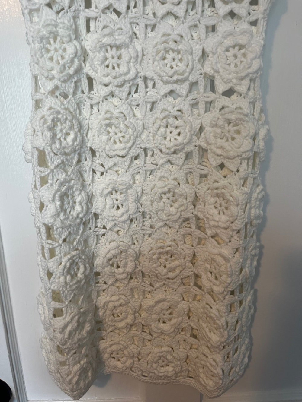 ‼️DELETING 5/11‼️Elliatt Elise high neck crochet mini dress in white NWT SZ S - Picture 6 of 7